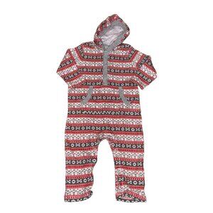 Nordstrom Baby One Piece Jumper Fair Isle Red Size 6 Months